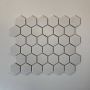 The Mosaic Factory Barcelona mozaïektegel 28.2x32.1cm wand en vloertegel Zeshoek Hexagon Porselein White Mat AMH13010 - Thumbnail 3