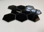 The Mosaic Factory Barcelona mozaïektegel 25.6x29.6cm wandtegel Zeshoek Hexagon Porselein Black Glans AFH95317 - Thumbnail 4