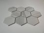 The Mosaic Factory Barcelona mozaïektegel 25.6x29.6cm wand en vloertegel Zeshoek Hexagon Porselein Carrara White Mat AMH95003 - Thumbnail 5
