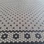 The Mosaic Factory London mozaïektegel 26x30cm wand en vloertegel Zeshoek Hexagon Porselein White + Black Mat LOH-Kensington-4 - Thumbnail 3