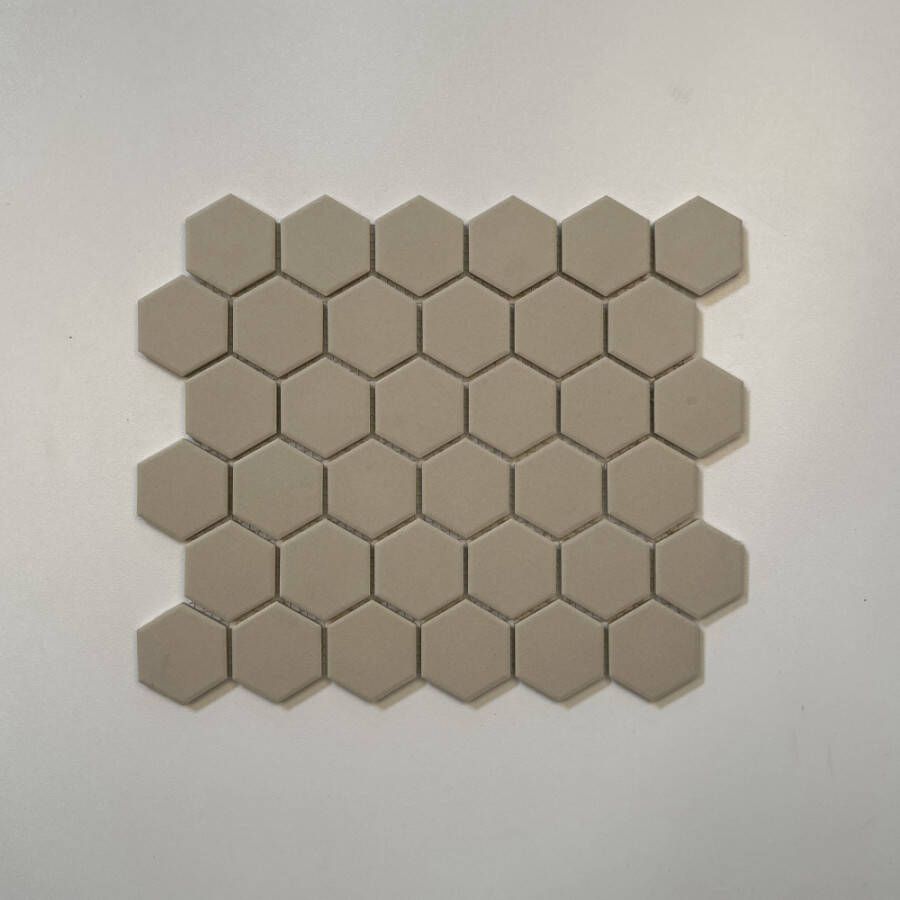 The Mosaic Factory London mozaïektegel hexagon 5 1x5 9cm White