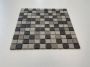 The Mosaic Factory London mozaïektegel 30x30cm wand en vloertegel Vierkant Porselein Grey Dark Grey Black Mat LO23MIX2 - Thumbnail 4