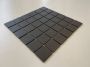 The Mosaic Factory London mozaïektegel 30.9x30.9cm wand en vloertegel Vierkant Porselein Black Mat LO1017 - Thumbnail 4