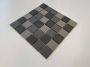 The Mosaic Factory London Mozaïektegel 4.8x4.8x0.6cm vloertegel binnen buiten vierkant keramiek donker grijs Mix LO10MIX1 - Thumbnail 5