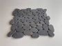 The Mosaic Factory Natural Stone mozaïektegel 30.5x30cm wand en vloertegel Organisch Marmer Dark Grey Mat NMP360 - Thumbnail 4