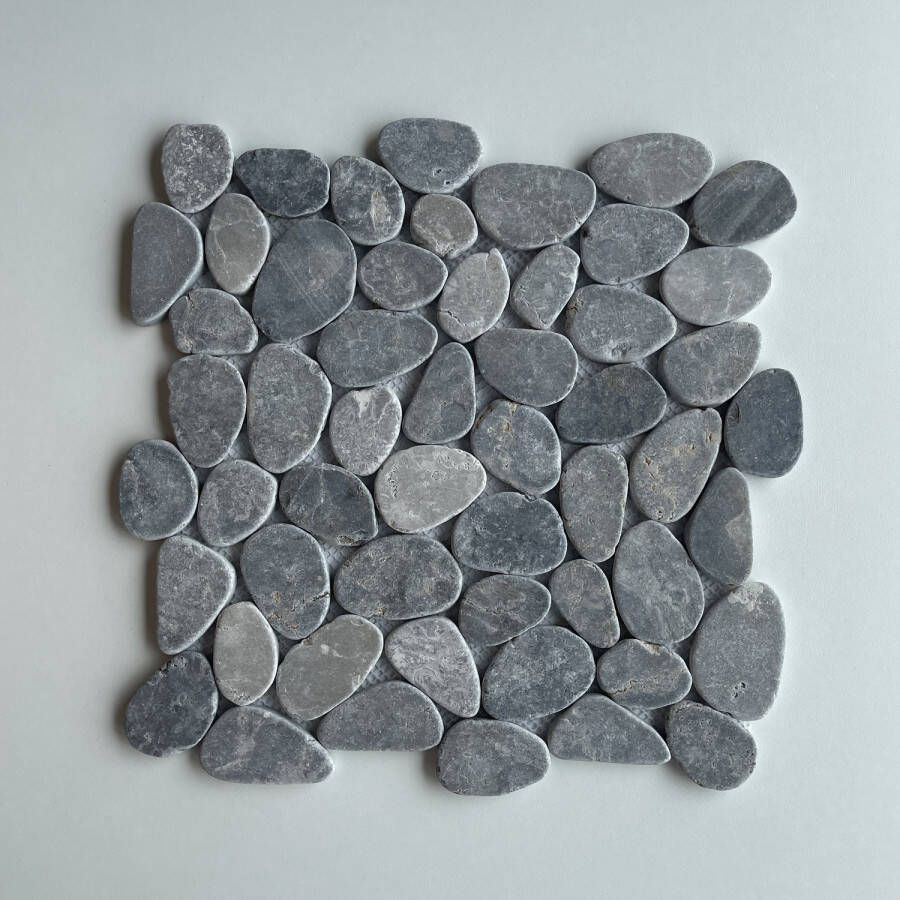 The Mosaic Factory Natural Stone Marmer mozaïektegel 30x30cm Grey