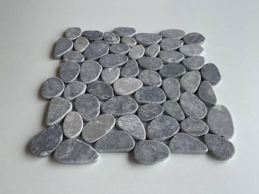 The Mosaic Factory Natural Stone Marmer mozaïektegel 30x30cm Grey