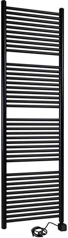 Thermrad Tone-E elektrische handdoekradiator 120x55cm 600W mat zwart