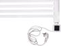 Thermrad Tone-E elektrische handdoekradiator 120x55cm 600W wit RAL 9016 - Thumbnail 3