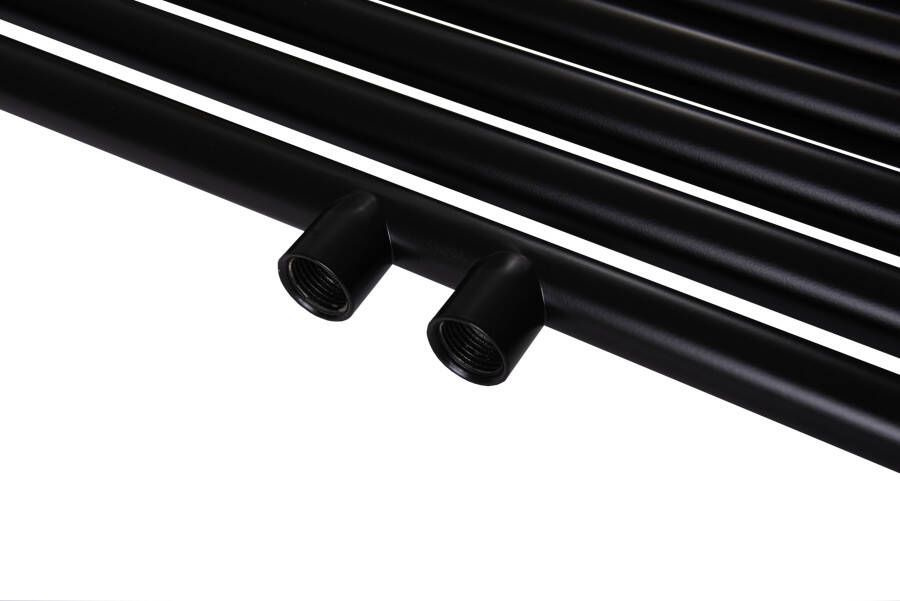 Thermrad Tone handdoekradiator 180x55cm 936W mat zwart