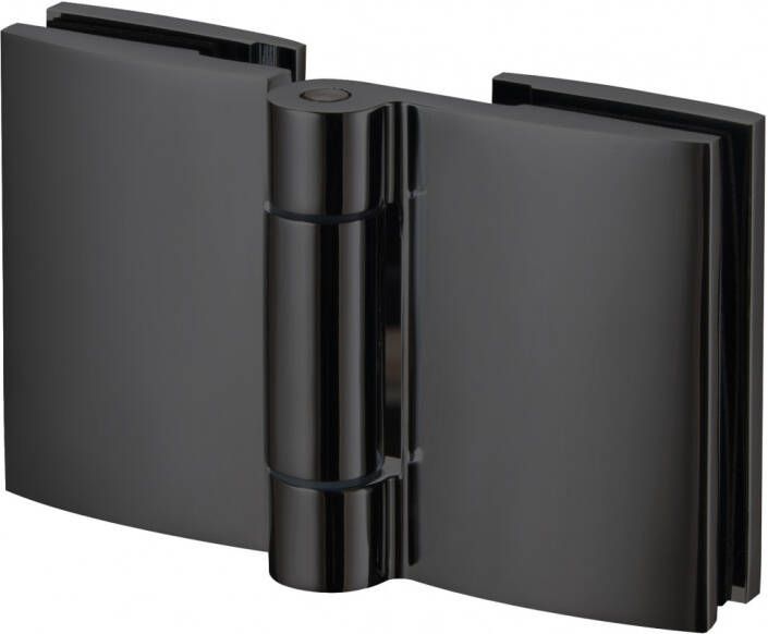 Van Rijn Products ST051000 douchecabine vijfhoek 100 x 100 cm helder glas 8 mm zwart