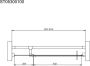 Van Rijn Products ST05300 nis douchedeur 2-delig 100x200 cm zwart - Thumbnail 2