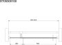 Van Rijn Products ST05300 nis douchedeur 2-delig 100x200 cm zwart - Thumbnail 4