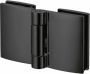 Van Rijn Products ST05300 nis douchedeur 2-delig 140x200 cm zwart - Thumbnail 2