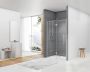 Van Rijn Products ST05300 nis douchedeur 2-delig 90x200 cm chroom - Thumbnail 2