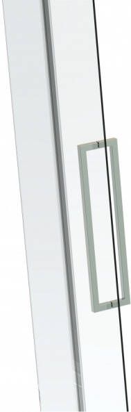 Van Rijn Products ST08350 douchecabine zij-instap 100x100cm helder glas chroom