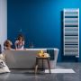 VASCO Comfort Collection Bathline BB EL elektrische radiator 1000W wandmodel verticaal schakelklok hxbxd 1714x500x34mm wit - Thumbnail 5