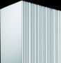 Vasco Bryce Mono designradiator aluminium verticaal 1800x150mm 586W aansluiting 0066 wit structuur (S600) 112090150180000660600-0000 - Thumbnail 3