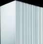 Vasco Bryce Mono designradiator aluminium verticaal 2200x150mm 696W aansluiting 0066 wit structuur (S600) 112090150220000660600-0000 - Thumbnail 3