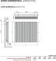 Vasco Zaros H100 designradiator 1200X500mm 1660 watt wit structuur 112451200050023670600-0000 - Thumbnail 4