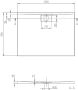 Villeroy & Boch Architectura Metalrim kunststof douchebak acryl rechthoekig 120x90x4.8cm mat wit UDA1290ARA248V-RW - Thumbnail 2