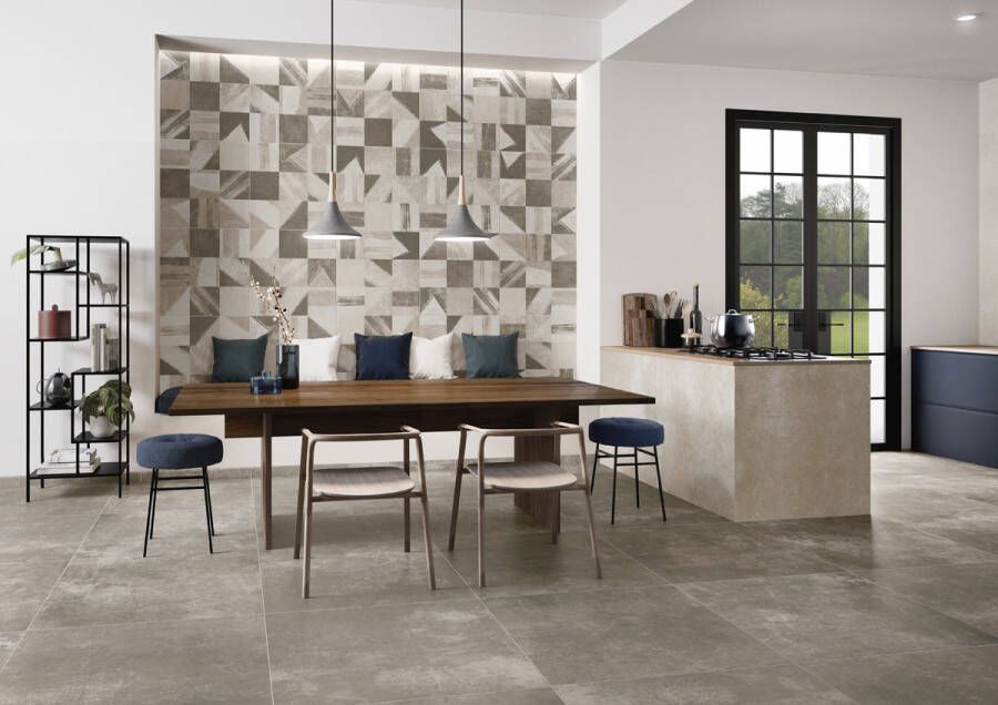Villeroy & Boch Atlanta tegel 80x80 Foggy Grey
