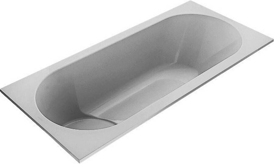 Villeroy & Boch Libra inbouwbad met douchegedeelte 160x70cm quaryl wit