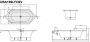 Villeroy en Boch Loop en Friends Oval duobad zeshoekig 190x90cm met ovale binnenvorm wit uba199lfo6v01 - Thumbnail 2