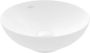 Villeroy & Boch Loop & Friends Opzetwastafel 380 x 380 x 120 mm Stone White CeramicPlus met overloop ongeslepen - Thumbnail 2