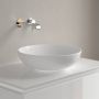 Villeroy & Boch Loop & Friends Opzetwastafel 420 x 420 x 120 mm Stone White CeramicPlus met overloop ongeslepen - Thumbnail 2