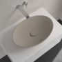 Villeroy & Boch Loop & Friends Opzetwastafel 560 x 380 x 120 mm Almond CeramicPlus met overloop ongeslepen - Thumbnail 4