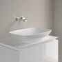 Villeroy & Boch Loop & Friends Opzetwastafel 620 x 420 x 120 mat stone white (wit) CeramicPlus met overloop 4a4800rw - Thumbnail 2