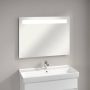 Villeroy & Boch More To See spiegel met geïntegreerde LED verlichting horizontaal 3 voudig dimbaar 100x75x4.7cm A4291000 - Thumbnail 2