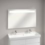Villeroy & Boch More To See spiegel met geïntegreerde LED verlichting horizontaal 3 voudig dimbaar 120x75x4.7cm A4291200 - Thumbnail 2
