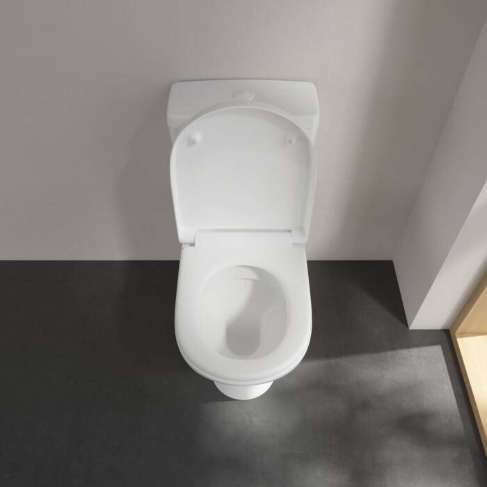 Villeroy & Boch O.novo duobloktoilet PK zonder zitting reservoir wit