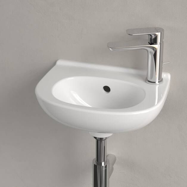 Villeroy & Boch O.novo Fontein Compact 360 x 270 x 160 mm Wit Alpin met overloop