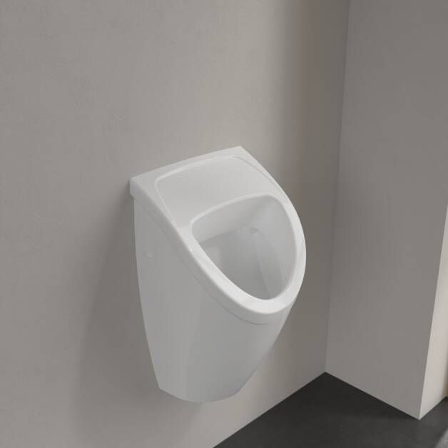 Villeroy & Boch O.novo Urinoir Compact zonder deksel toevoer verdekt 290 x 245 mm Wit Alpin