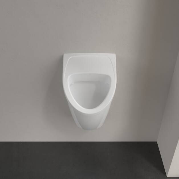 Villeroy & Boch O.novo Urinoir Compact zonder deksel toevoer verdekt 290 x 245 mm Wit Alpin