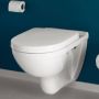 Villeroy & Boch O.novo CombiPack hangend toilet diepspoel CeramicPlus met toiletzitting met softclose en quickrelease wit - Thumbnail 2