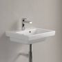 Villeroy & Boch Subway 2.0 fontein rechthoek 45x37cm met kraangat en overloop wit alpin - Thumbnail 2