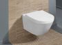 Villeroy & Boch Universo toiletpack met hangend toilet softclose toiletzitting en TwistFlush 37 x 56 x 36 cm wit alpin - Thumbnail 4