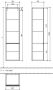 Villeroy & Boch Venticello hoge kast 40 4x37 2x154 cm deur rechtsdraaiend glossy wit - Thumbnail 3