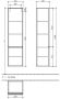 Villeroy & Boch Venticello hoge kast 40.4x37.2x154cm deur links mat wit A95101MS - Thumbnail 2