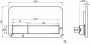 Villeroy & Boch Villeroy en boch Viconnect 2 knops bedieningsplaat glas glossy grey 922400RA - Thumbnail 2