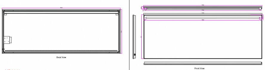 Wiesbaden Ambi One dimbare Led condensvrije spiegel 160 x 60 cm