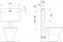 WISA Opbouwspoelresevoir W500 laaghangend drukknop dubbele wand kunststof 355x512x106mm(HxBxD ) wit - Thumbnail 3