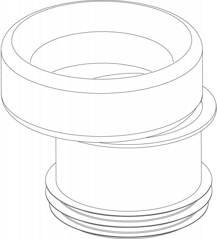 WISA afvoermanchet toilet voor buis ø110mm nr 7