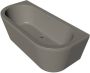 Xenz Charley duobad 180x80x60 cement incl. 7006 badafvoer vulcombinatie grafiet geborsteld 7005 06 VC GG - Thumbnail 2
