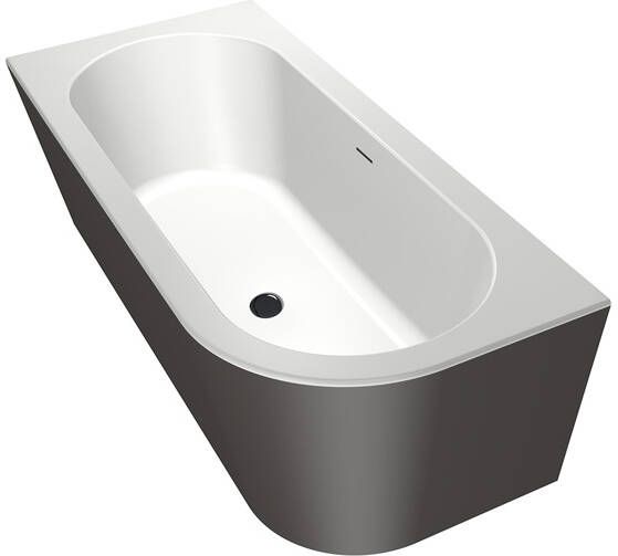 Xenz Charley XS Links 165x75x58 Bicolor wit antraciet incl. 7006 badafvoer vulcombinatie wit mat