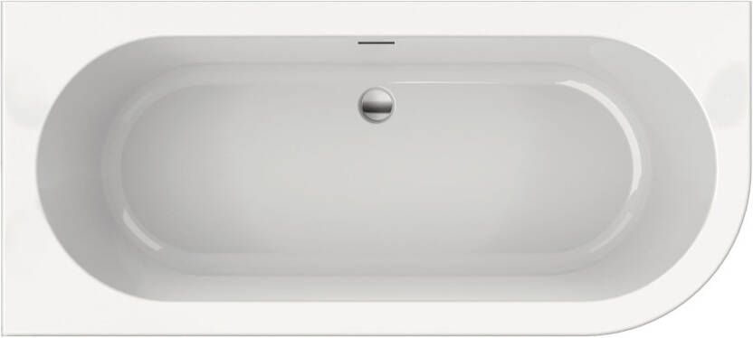 Xenz Charley XS Links 165x75x58 Bicolor wit antraciet incl. 7006 badafvoer vulcombinatie wit mat